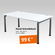 Hund Schreibtisch für 99 €