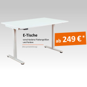 E-Tische ab 249€ (verschiedene Plattengrößen und Farben)